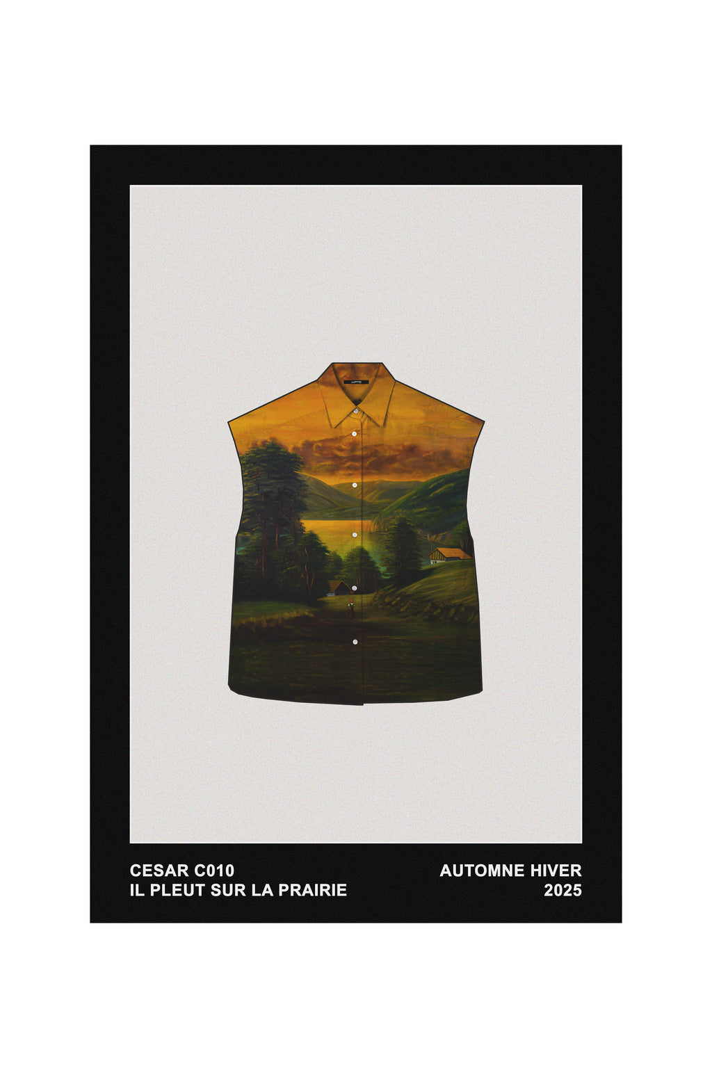 C010 SLEEVELESS SILK SHIRT