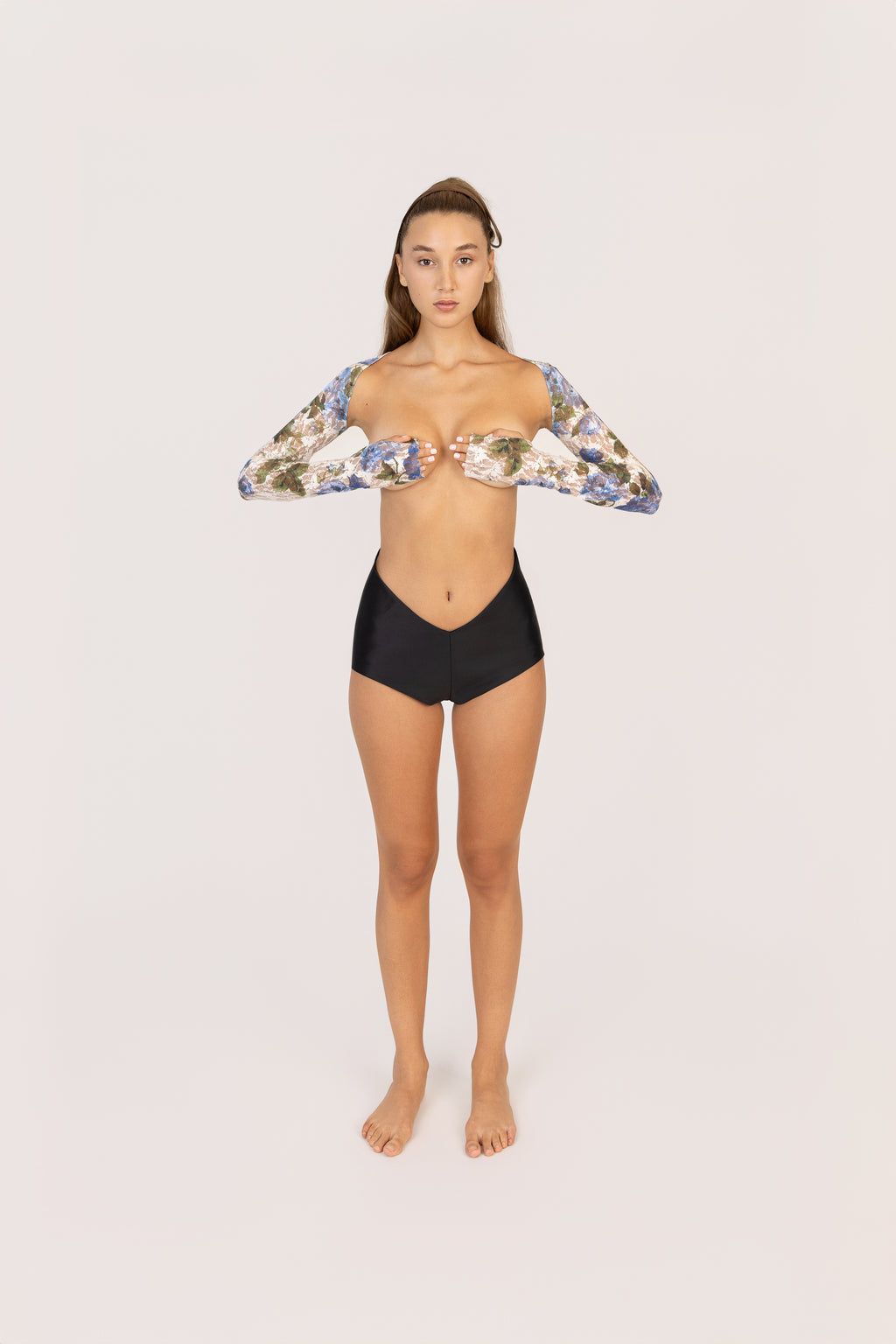 C014 SECOND-SKIN LACE BOLERO